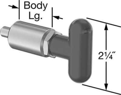 Spring Latch for Swingarms 1/2"
